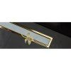 Душевой лоток Pestan Confluo Premium Line White Glass Gold 750 13100123 матовый хром/золото