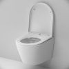 Унитаз подвесной FlashClean с сиденьем микролифт AM.PM Sense C741701SC, Белый