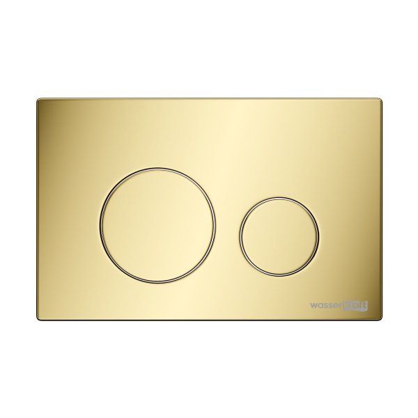 Система инсталляции для подвесных унитазов WasserKRAFT Abens 20TLT.010.ME.BL.PG02 черный, глянцевое золото