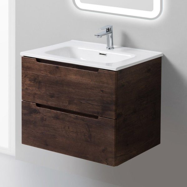 Мебель для ванной BelBagno Etna ETNA-600-2C-SO-RW-P 60 Rovere Moro