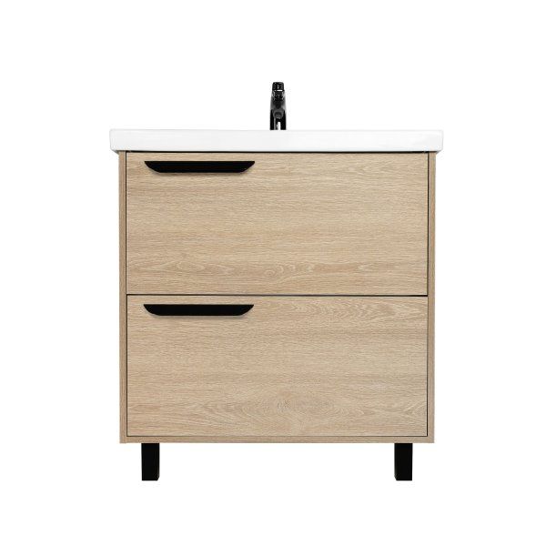 Тумба VIANT "Кёльн" Фостер 80 2 ящика светлое дерево 435х770х820 (VKEL80FOSD-T2Y)