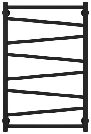 Полотенцесушитель водяной Сунержа Сирокко 31-0253-8050 800x500 черный матовый