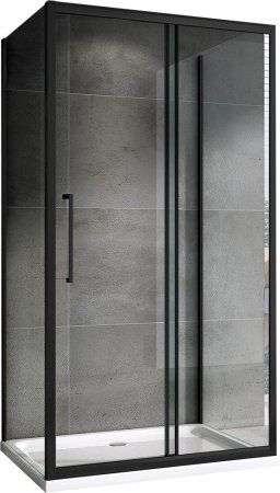 Душевой уголок ABBER Schwarzer Diamant AG30110BH-S60B-S60B прозрачное/черный