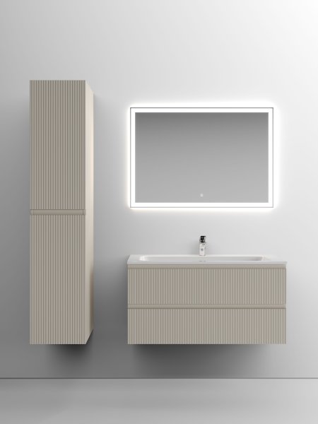 Тумба подвесная SANCOS Snob T 995х445х500, c двумя ящиками оснащенными доводчиками, Beige Soft , SNT100CE