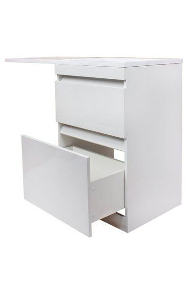 Тумба напольная "Даллас 120", Люкс белая, PLUS Style Line СС-00000388