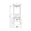 Мебель для ванной Акватон Стоун 1A231401SXC80 60 подвесная грецкий орех