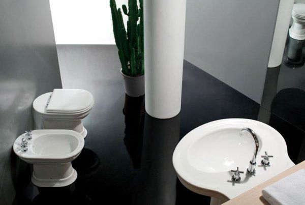 Унитаз приставной Hatria Dolcevita YXXP01 CR горизонтальный выпуск