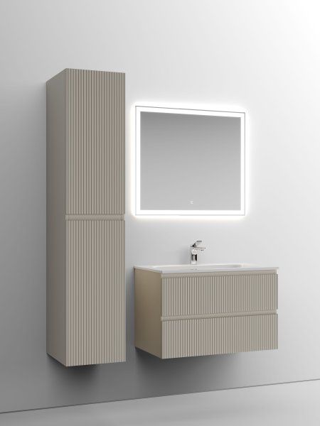 Тумба подвесная SANCOS Snob T 790х445х500, c двумя ящиками оснащенными доводчиками, Beige Soft , SNT80CE