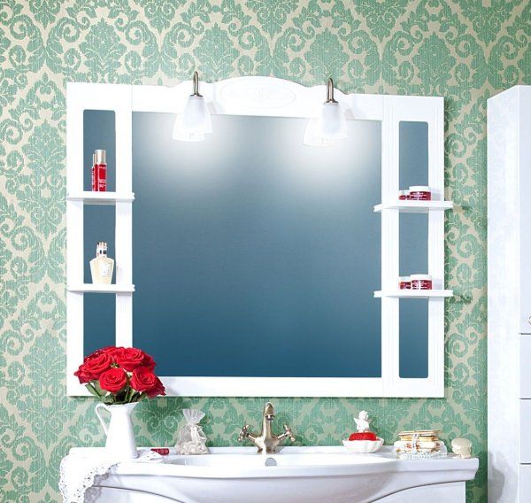 Комплект мебели для ванной Бриклаер АННА 120, белый