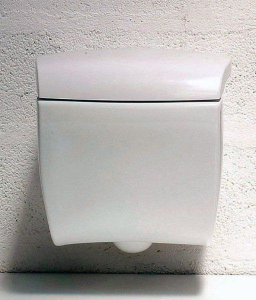 Унитаз подвесной Hidra Ceramica Hi-line белый с красным