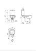 Унитаз-компакт Cersanit NATURE Clean On 011 3/5 DPL EO slim 65410