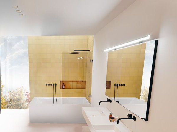 Ванна акриловая Riho Still Square Elite BD1300500000000 170x75 R L-образная панель в комплекте