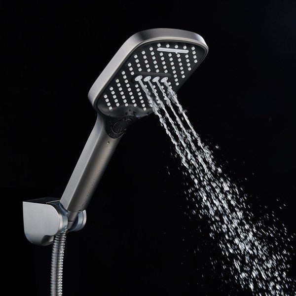 Смеситель для ванны однорычажный  Shevanik S4002T, Оружейная сталь