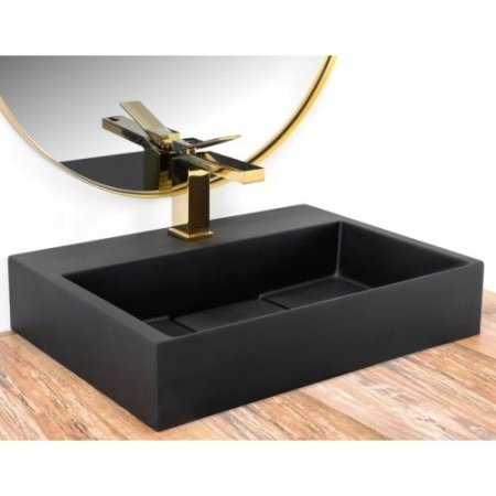 Умывальник Rea Goya Black U8778 черный