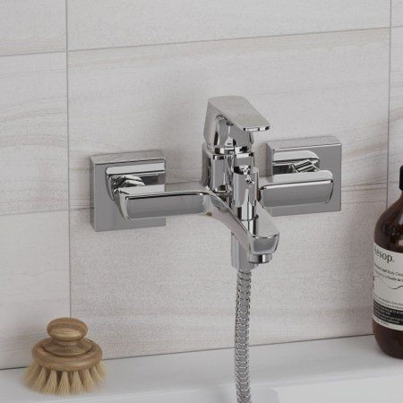 Комплект смесителя 3в1 Paini Bari RTUYCRFUSEZPT2XA3VUE1BVOR для раковины и ванны с душевым комплектом, хром