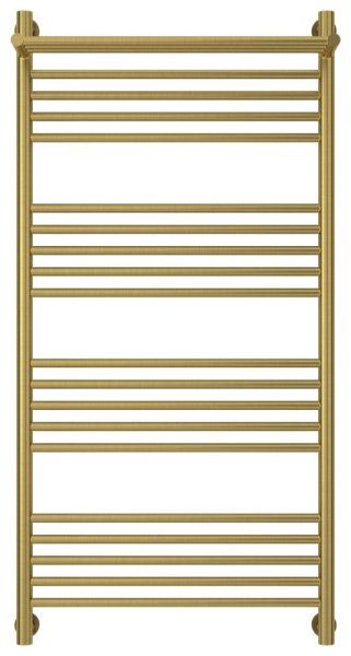 Полотенцесушитель водяной Сунержа Богема+ с 1 полкой 051-0223-1260 1200x600 состаренная латунь