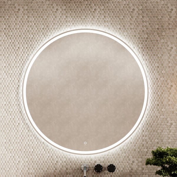 Зеркало для ванной комнаты SANCOS Bella D1000 c подсветкой,  BE1000