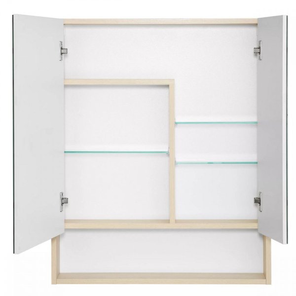 Шкаф-зеркало Aquaton Сканди 1A252202SDB20 70 белый/дуб верона