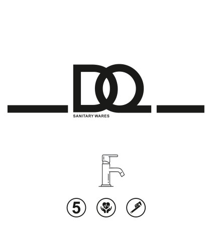 Смеситель для раковины DQ Hamburg хром (DA1742101)