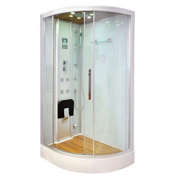Душевая кабина Eago DZ967F8 (L) черное стекло