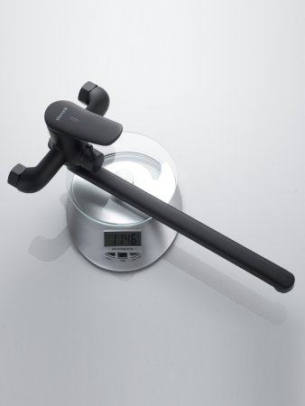 Смеситель для ванны Shevanik S4722H, Черный