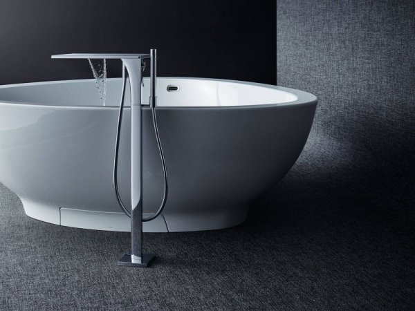 Ванна из из литьевого мрамора Axor Massaud 190x155 отдельностоящая
