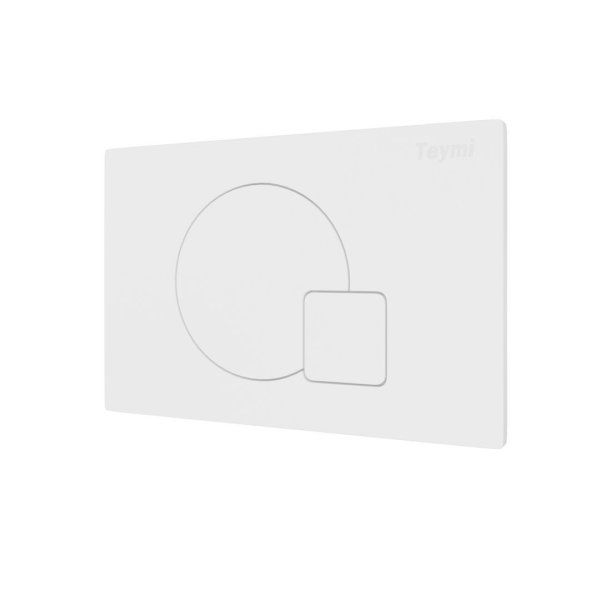 Клавиша смыва Teymi Ellie, двойной смыв, белый матовый T70024WM
