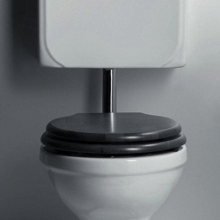 Унитаз напольный Simas Londra LO911bi горизонтальный выпуск, боковая ручка, орех/хром