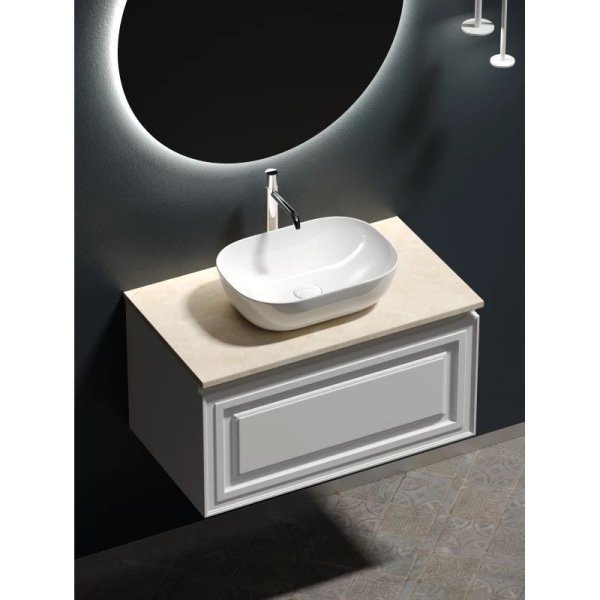 Столешница Sancos TT80A2X 80х46 с отверстием под смеситель, Kreman