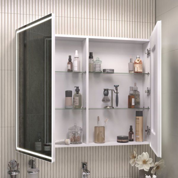 Шкаф VIGO навесной Geometry Comfort 1000 с зеркалом (222)