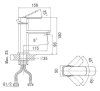 Смеситель D&K Altportel Rhein DA1332101 для раковины