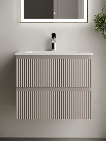 Тумба подвесная SANCOS Snob R 590х445х500, c двумя ящиками оснащенными доводчиками, Doha Soft, SNR60SM