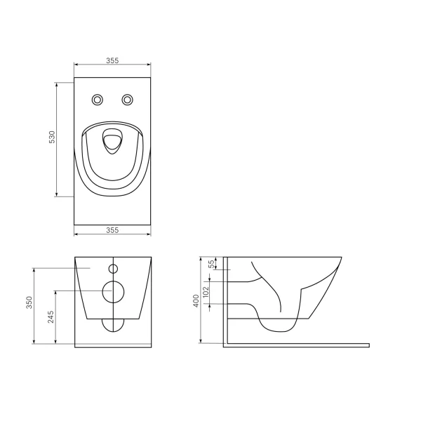 Унитаз подвесной beWash Bogen 88343673 безободковый, с функцией биде, с сиденьем микролифт, бежевый матовый