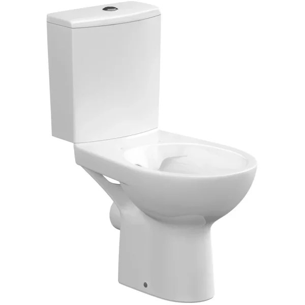 Унитаз-компакт Cersanit Nature A65410 безободковый, с сиденьем микролифт, белый