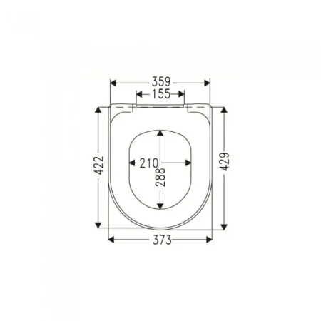 Крышка-сиденье для унитаза Villeroy & Boch Architectura 98M9C101 микролифт, альпийский белый