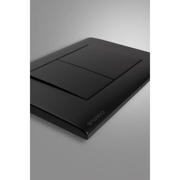 Кнопка смыва Charus Minimalista FP.310.DW.01 для инсталляции, черный матовый