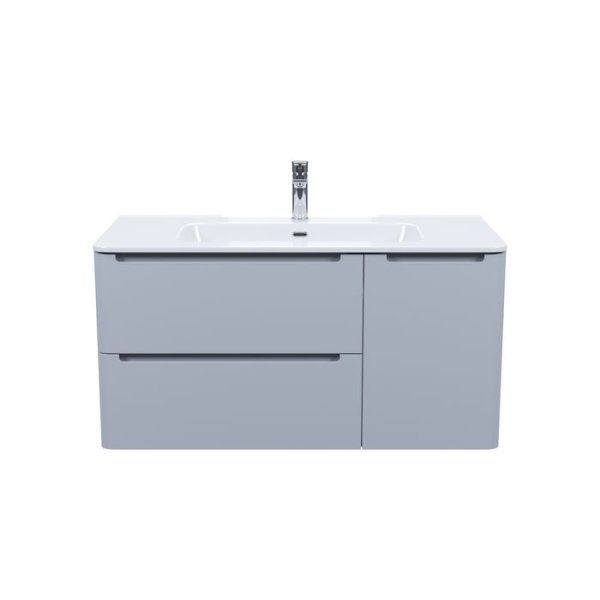 Тумба с умывальником, подвесная, 100 см, светло-серый, Edifice, IDDIS подходит умыв. 0101000i28 (EDRZI1OP0LWT0iBE95YFK)