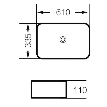Раковина Grossman GR-3031 61 белая