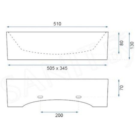 Умывальник Rea Bonita белый