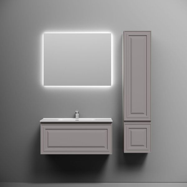 Тумба подвесная SANCOS Very 890х445х406, c одним  ящиком оснащенным доводчиками, Doha Soft , VR90SM