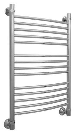 Полотенцесушитель водяной Сунержа Богема 800x500 хром выгнутый, с дополнительной перемычкой