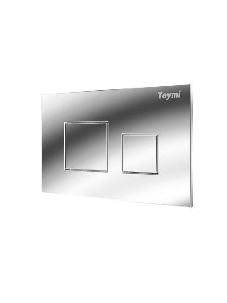 Клавиша смыва Teymi Kati, двойной смыв, хром глянец T70701CH