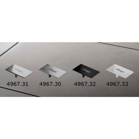Дизайн-вставка Viega Advantix Vario 736583 SR3 L300–1200 для душевого лотка, черный