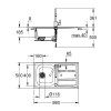 Мойка кухонная Grohe K400 31570SD0 со смесителем, нержавеющая сталь, матовая