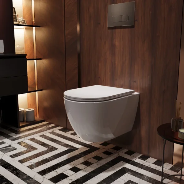 Унитаз подвесной Vincea Globo VT1-74T безободковый, торнадо, с сиденьем микролифт, белый