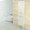Шкаф-колонна COMFORTY "Монако-40" левая белый глянец