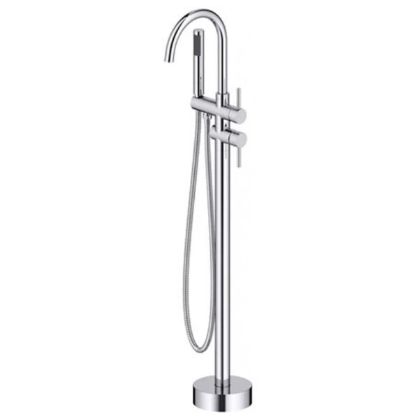 Смеситель напольный для ванны Groсenberg GB900CR, хром