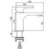 Смеситель Gerhans K11015W для раковины