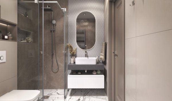 Тумба Velvex подвесная Unit 80, выс. 27, выдв. ящик, белый лед (tp.UNI.80.1Y белый глянец)