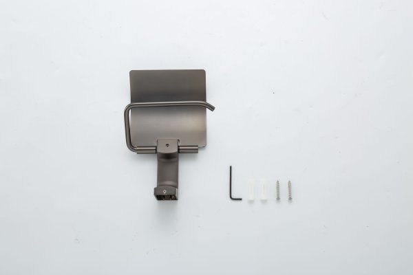 Держатель туалетной бумаги Frap F3WW06MB03UE-9OA, оружейная сталь